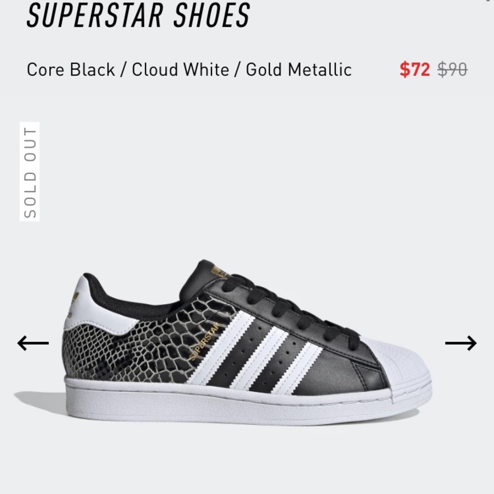 Adidas super star BRAND NEW
